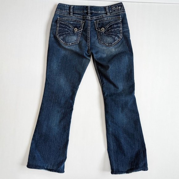 Silver Suki Surplus Bootcut Jeans with Pocket Flaps | 32x32